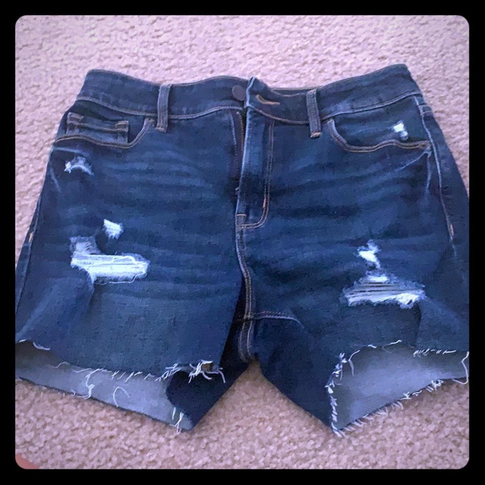 High waisted Jean shorts